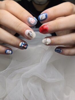 セブンセッテネイル(7.sette_nail)/落書きネイル