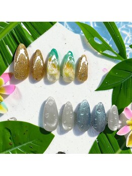 アヤネイルズ アンド アイラッシュ(AYA NAILZ.＆Eyelash)の写真/たまプラーザ店限定☆透明感・ツヤ・女性らしさにこだわった“手元が一番キレイに見える”定額デザイン。