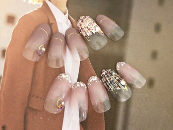 ネイルサロン キャンディネイル(Candy Nail)/ツイード by増田
