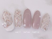 ラピス 自由が丘(Lapis)/ニュアンスツイードネイル