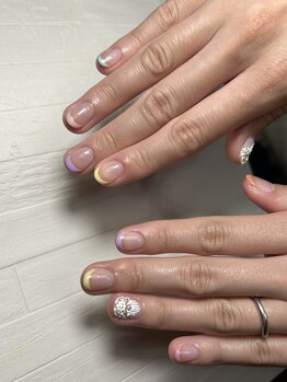 カコラネイル(kacola nail)/カラフルフレンチ