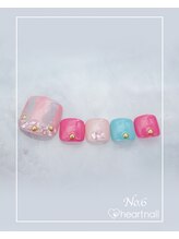 はあとねいる 水戸千波店/フットネイル：No.6