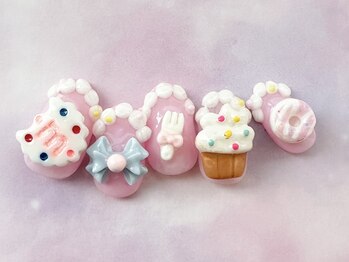 リコリコネイル(Riko Riko Nail)/【NEW】定額デザインF