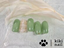 キキネイル たまプラーザ店(kikinail)/3.4月定額A/チェックネイル