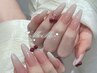 【チップ長さだし】120分持ち込み/シンプルアート/ビジュアート目安2本