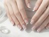 【HAND】初回オフ無料＊シンプルフレンチ（ベースカラークリア）