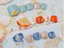 プレジール(Plaisir)/'19,7月フットサンプルデザイン*