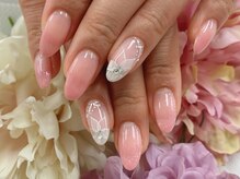 ディーネイル 天王寺(D-nail)/(松崎)お花☆グラデnail