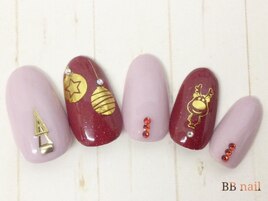 クリスマスネイル