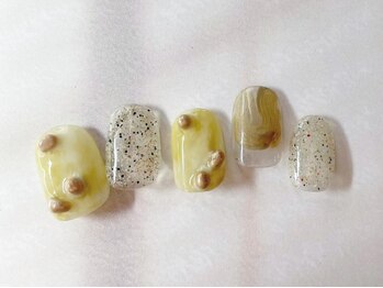 アイネイルズ 梅田店(I nails)/春色ニュアンス個性派¥8200