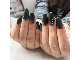 深みのあるグリーンスカルプ！