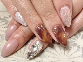 ネイルサロン リュバン ローズ(nailsalon Ruban Rose)/べっ甲ネイル