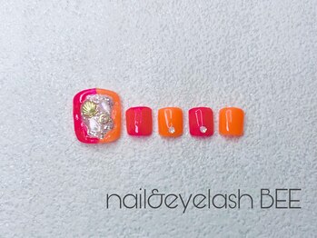 ネイルビー 銀座店(Bee)/7月フットネイルデザイン☆