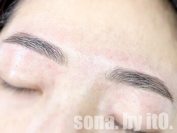 ソナ バイ イト(sona by itO.)の写真/【自眉毛を活かしたスタイリングワックスで印象UP】プロが自信の持てる、扱いやすい目元をご提案！