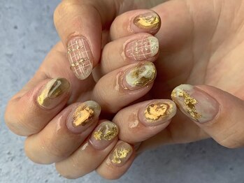 アジュールネイル 名古屋栄店(AzurNail)の写真/『イベントなどの特別な日には特別なデザインを‥★』毎月ハイセンスデザインをご用意◎持ち込みもOK♪