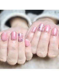 ドライフラワーネイル