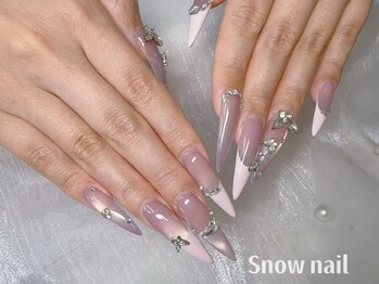 スノーネイルサロン 新宿店(Snow nail salon)の写真/【ジェルスカルプコース】が人気♪スカルプ専門の当店で自爪を育てながら、思わず見惚れる爪先を演出★