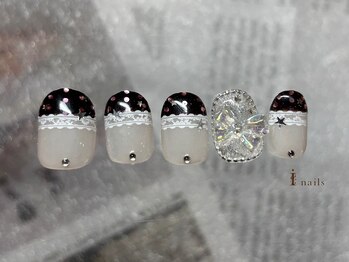 アイネイルズ 横浜EAST店(I-nails)/ドットフレンチネイル
