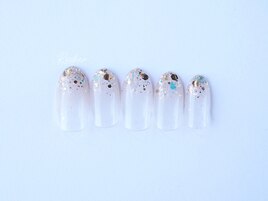 グラデベースのラメグラ