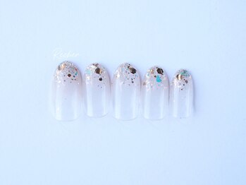 グラデベースのラメグラ