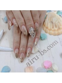 ラメグラデーション