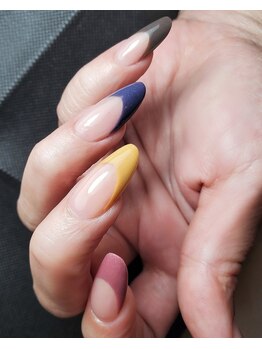 サクラズネイル 警固店(Sakura's nail)/『カラフルバーチャルフレンチ』