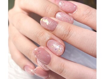 ワンカラー + ラメグラ