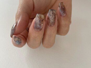 クルネ(QULNE)/水彩/ニュアンスネイル