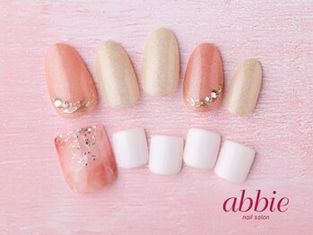 ネイルサロン アビー 宮益坂店(abbie)/ タイダイ◇上¥13343/下¥11550