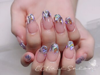 シーシーネイルサロン 池袋(C.C.Nail salon)/夏キラキラのグラテーション
