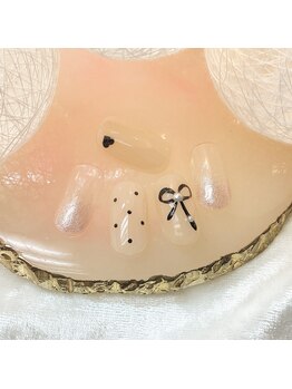 ベリー(berry)/定額¥5500 リボンネイル