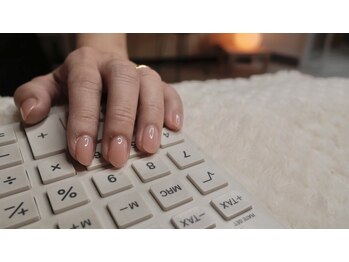 【オフィスネイル】ジェルネイル