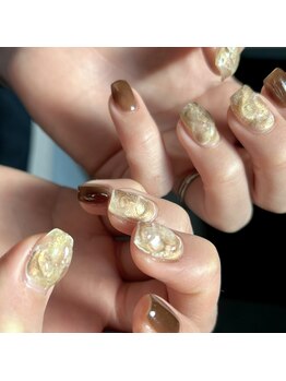 ネイルズ ヒマワリ(Nails Himawari)/【松田担当】定額ニュアンスart