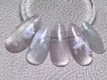 マルネイル(maru nail)/リボンマグネットネイル