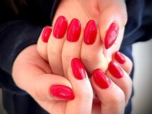 ヌル ネイル 堀江(NURU NAIL HORIE)/レッド！ワンカラー☆