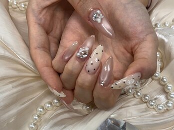 テネル 横浜(tener)/>>マグネット×ドットネイル