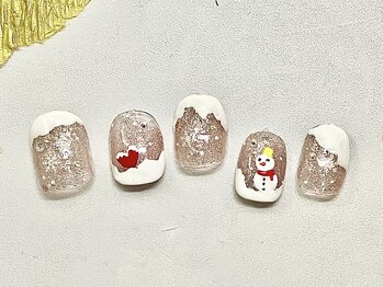 ティーエス ネイル ガーデン(T.S Nail Garden)/雪だるま