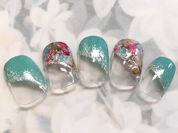 ネイルズガッシュ 蒲田東口店(NAILsGUSH)/エスニック・マーブル♪