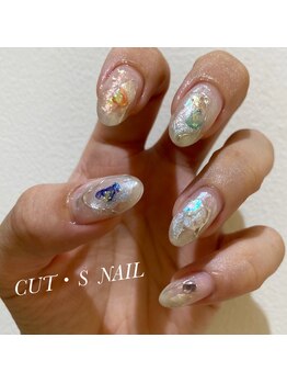 カッツ エステティックサロン 元町(CUT S)/カラフルシェルうるうる夏ネイル