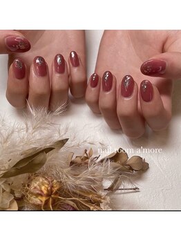 エーモアー(a'more)/ボルドー　ラメネイル