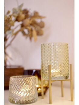 ホール 札幌円山(WHOLE)/キャンドルの灯りが更に落ち着く