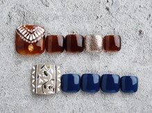 ジャミーラ(Jamila)/手描きネイル＋ワンカラー