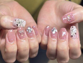 ネイル クランツ(nail kranz)/リボンネイル