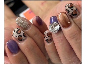 ネイルズフォーユー(Nails 4 U)/レオパードネイル
