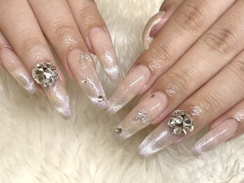 メルシー 堀江店(Merci)の写真/【何度でも長さだしつけ放題¥11000~】ニュアンス系・ワンホン系・韓国ネイルもお任せ☆持ち込みデザインOK!