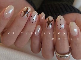 星ネイル　オーロラ