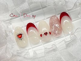 ハート　フレンチ　モテかわ