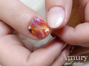 アミュリー ネイル アトリエ(Amury nail atelier)/ジェル＆エアブラシの融合Art☆