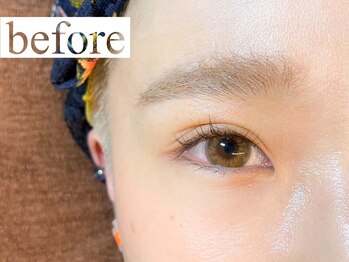 ビビエール 梅田店(viviAiles)/before：パリジェンヌ