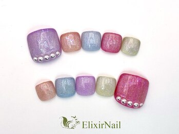エリクサーネイル 池袋(Elixir Nail)/フットやり放題/クーポン使用